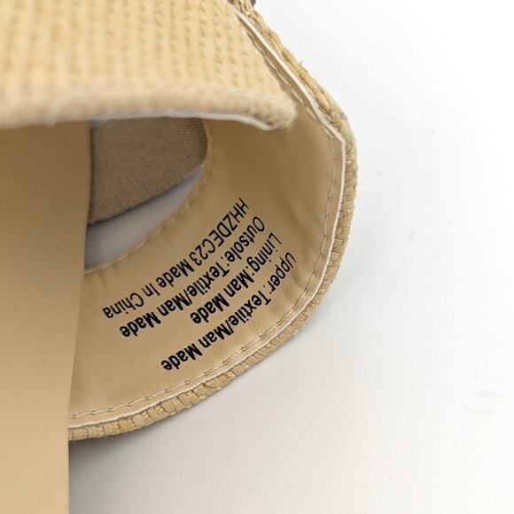 Reaction Kenneth Cole Whisp Sandals Women's Natural Weave Size US5M EU35 - Picture 6 of 10